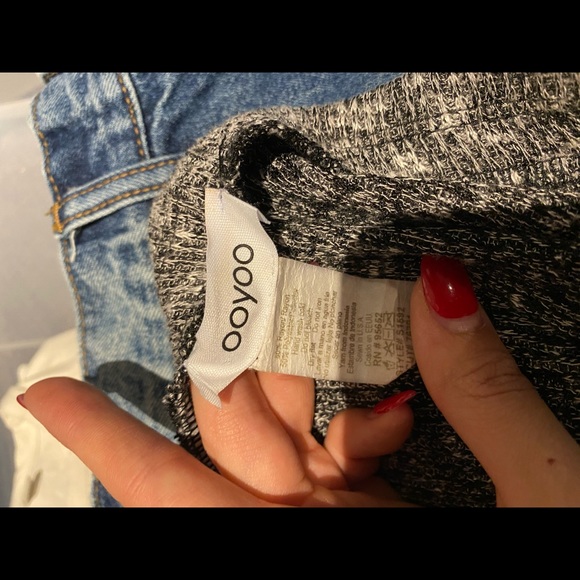 Salt and pepper cotton skirt - Picture 2 of 2